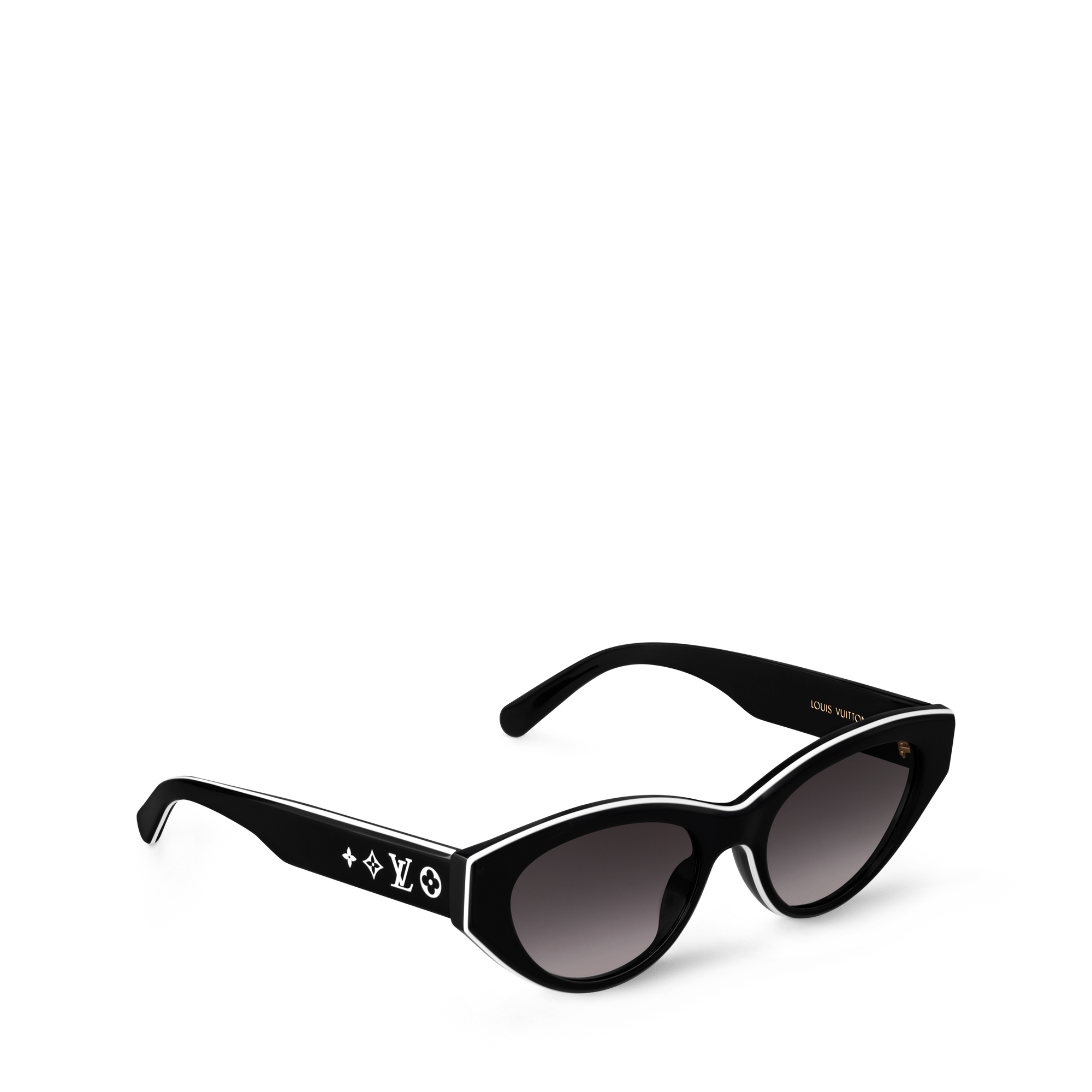 LV Line Cat Eye Sunglasses - Luxury S00 Black | LOUIS VUITTON